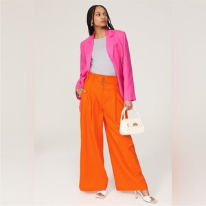 Eudon Choi x RTR High Waist Pleated Pants, Size: 0